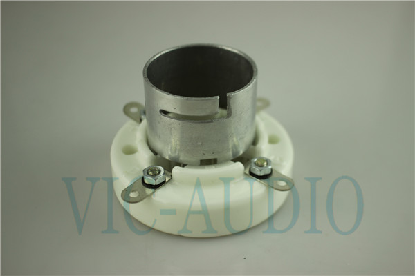 Ceramic tube socket 4 pin tube socket GZC4-1B silver foot for 300B 2A3 811 tube amplfier