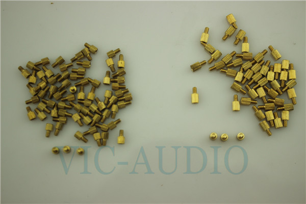 DIY HIFI Audio Single Head Screw Cylinder Isolation Column  M2 series